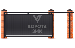 Раздвижные навесные ворота 1980×2100 ЗМК-7390
