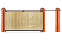 Ворота откатные механические 9 метров 9000×2200 ЗМК-8165