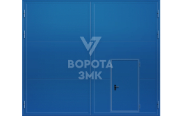 Ворота промышленные противопожарные 4500×5000 ЗМК-4743